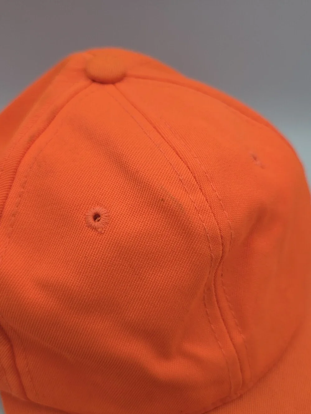 Vintage Youngan Youth Solid Orange Adjustable Snapback Hat